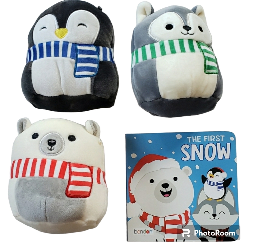 Squishmallows and Book Set